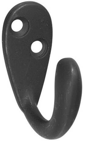 N830-143 National Hardware Hook Robe Single-prong Oil-rubbed Bronze -