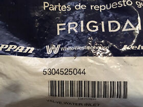 5304525044 New Oem Frigidaire Dishwasher Water Valve #5304525044