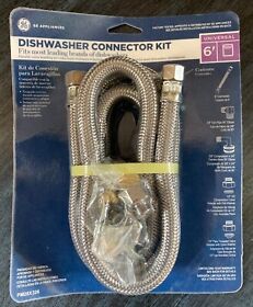 Pm28x326 Nip General Electric Silver Universal 6foot Dishwasher Connector Kit