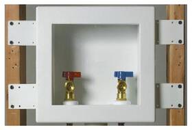 38528 Oatey Quadtro Washing Machine Outlet Box. -