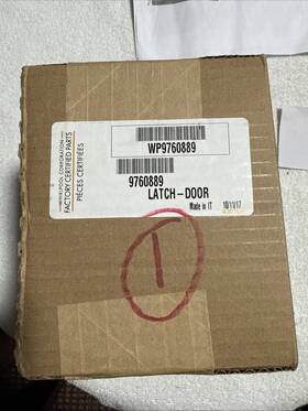 Wp9760889 Oem Part 9760888 New Kitchenaid Whirlpool Oven Door Latch Genuine Free Ship