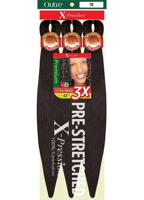 3192360 Outre X-pression Braid Pre Stretched 42 Inch 3x 5 Pack 2t1b/30 5-pack