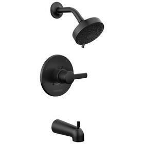 Ptt188792-bl Peerless Tub And Shower Trim Kit Matte Black Modern