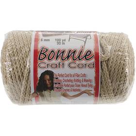 Bb6-100-004 Pepperell Bonnie Macrame Craft Cord 6mmx100yd-jute