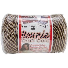 Bb6-100-083 Pepperell Bonnie Macrame Craft Cord 6mmx100yd-brownie