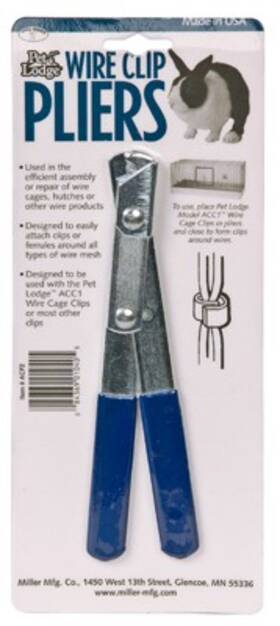 Acp2 Pet Lodge Wire Clip Pliers Comfort-grip Handles -