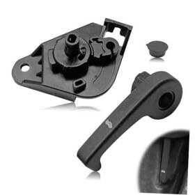 Ple-hs7z16b626a Pleoos Hood Release Handle Assembly With Mounting Bracket - Compatible
