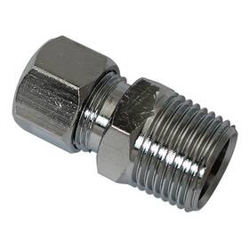 Pp72pclf Plumb Pak Brass Compression Straight Connector Lead Free 3/8 Mpt X Inch Od -