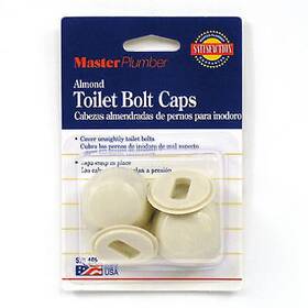 573405 Plumb Shop Div Brasscraft 12 Pack - Toilet Bolt Cap Almond -573405