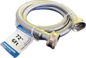 Plumbing Products Inc 744110548679 72 Inch Portable Washing Machine Supply Hose Appliances Burst Proof
