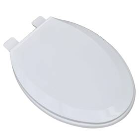 2f1e1-00 Plumbing Technologies Llc Deluxe White Plastic Closed Front Elongated Toilet Seat