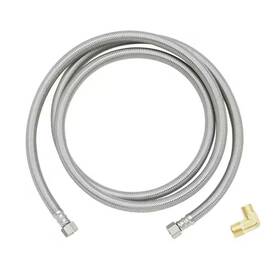 Plumbshop 445031572530 3/8 Inch Comp. X 72 Braided Stainless Steel Dishwasher Supply