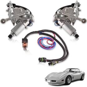 Yl-rm044 Predep Front Electric Headlight Motor Conversion Kit Compatible With 1968-1982 Chevr