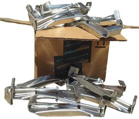 Premium Wear 642896992313 50 Pack 5 Inch Quick Hanger Hidden Rain Gutter Bracket With Pre-ins