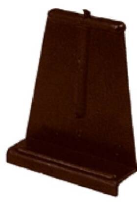Pl-7921 Prime-line Black Plastic Spline Channel Pull Tabs 1-1/16x15/16x1/4 Inch 6-pk. - Pl 7921