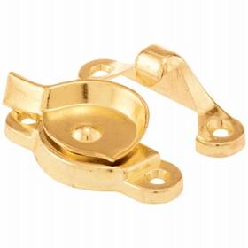 F-2574 Prime Line Products Widow Sash Lock With Keeper Brass Finish -f 2574