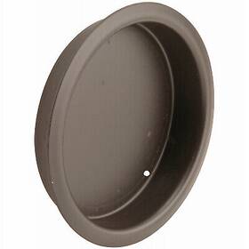 N-7211 Prime Line Products 2-pack 2-1/8-inch Bronze Round Closet Door Mortise Pull -n 7211