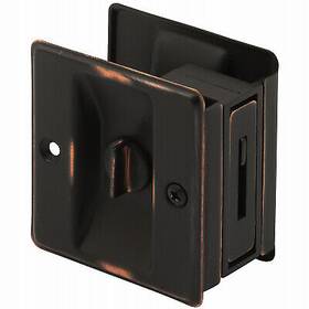 N-7319 Prime Line Products Solid-brass Pocket Door Lock And Pull N 7319