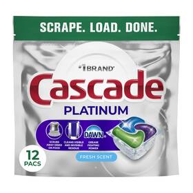 15210 Procter & Gamble P Cascade Platinum Dishwasher Pods Detergent Dish Soap