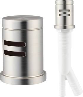 B336692bn Pyhomestrim Dishwasher Air Gap Cover Kit With Solid Brass Skirted Design And Modern Minimalis