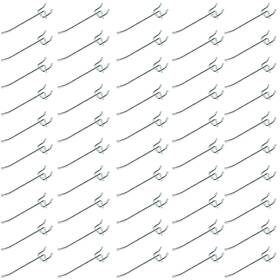 Hook-4.7tou-4in Rawall Pegboard Hooks Large Diameter 50-pack 4 Inch L Shape Small Galvanized Heavy