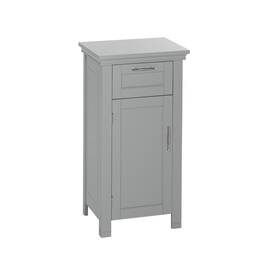 06-076 Riverridge Home Somerset Collection Single Door Floor Cabinet Gray N
