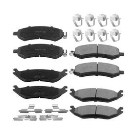 Bpd1084-bpd967 Rotoforce D1084 D967 Front And Rear Ceramic Brake Pads Set Compatible With 2007-2009 Chry