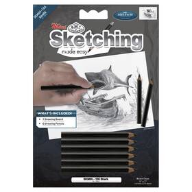 Skmin-105 Royal Langnickel And R Sketching Made Easy Kit 5 Inch X7 -shark -