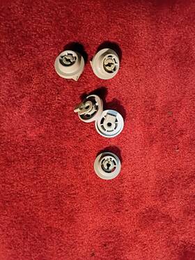 Dd82-01384 Samsung 673001000104 Dishwasher Lower Rack # Repl Wheels 5 Part