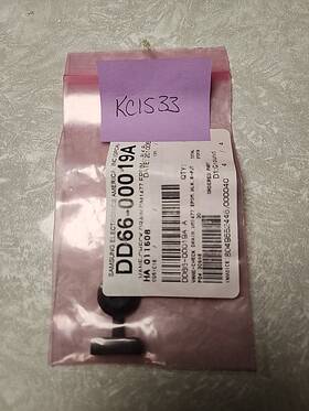 Dd66-00019a Samsung Svc-vane-check Drain Epdm Dmr78 Black R