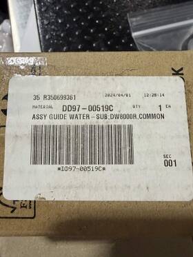Dd97-00519c Samsung Assy Guide Water-sub Oem Dd97-00519c Samsung Assy Guide Water-sub Oem