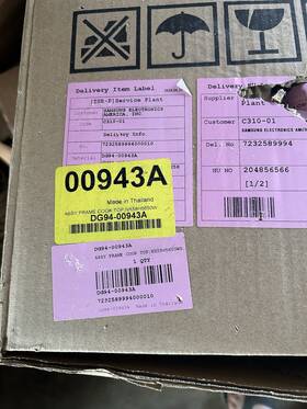 Dg94-00943a Samsung Oem Brand New Range Black Cook Top Frame Assy Nx58h5650w
