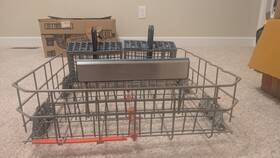 Dd67-00130a Samsung Dw80m9 Dishwasher Lower Rack Part# For Models