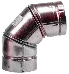 243231 Selkirk Corp 6 Pack Vp Pellet Pipe 3-inch 90 Degree Elbow