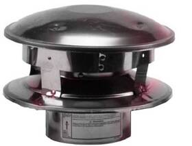 243800 Selkirk Corp Vp Pellet Pipe 3-inch Vertical Round Top Termination Cap