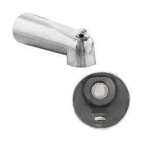 Div-plbg-7ips-pc Sento Better Home Life Silver Universal Bathroom Tub Spout With Diverter Durable Heavy Duty M
