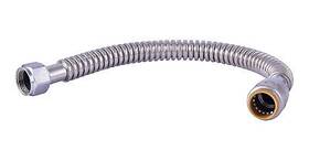 Ss3088flex18lf Sharkbite/cash Acme Flexible Water Heater Connector .75- Inch Fip X 18- -ss3088flex18lf
