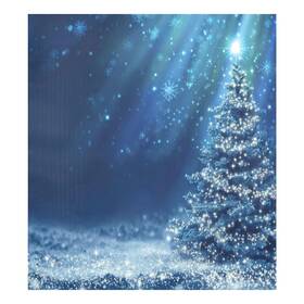 G285683824p755c799s1751 Shji Shining Blue Christmas Tree Dishwasher Magnet Cover Refrigerator Door