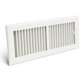 Twf612-wht Sierra Grates 6 Inch X 12 White Floor Register 2 Way Stamped Face Steel Vent Cover Hvac