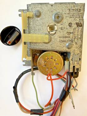 129d9177p08 Singer Ge Dishwasher Timer With Knob - Working