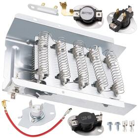 Wed7300dw0 Siwdoy Wed6200sw0 Dryer Heating Element Kit Replace For Whirlpool Wed7300dw1 Wed7000