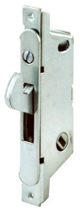 E-2121 Slide-co Patio Door Mortise Lock Stainless Steel Round Faceplate Fits Adam Rite Doors - E