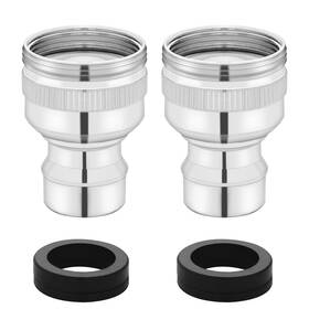 52379 Sliverdew Dishwasher Faucet Adapter 2 Pack Portable Washer Snap Connect
