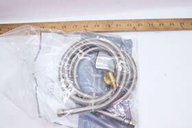 5304496070 Smart Choice Dishwasher Waterline Braided Stainless Steel 3/4 Inch Elbow X 3/8 6ft