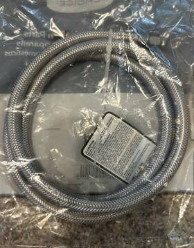 5304520428 Smart Choice Stainless Steel Braided Dishwasher Refrigerator 5 Ft Waterline