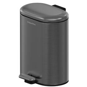 Hj-104931-5lvy Solacecove Bathroom Trash Can With Step Pedal 1.3 Gallon Oval Bedroom Waste Basket