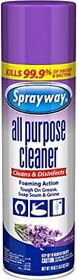 Sprayway Foaming Action All Purpose Cleaner And Disinfectant Lavender Scent 19oz