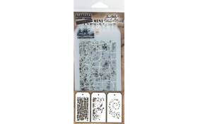 604099 Stampers Anonymous Tim Holtz - Anon Mini Stencil Set #43