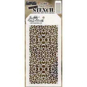 Ths-076 Stampers Anonymous 3 Pack Tim Holtz Layered Stencil 4.125 Inch X8.5 -ornate