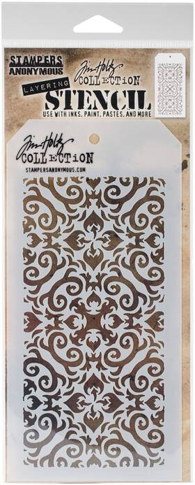 Ths-091 Stampers Anonymous 3 Pack Tim Holtz Layered Stencil 4.125 Inch X8.5 -flames
